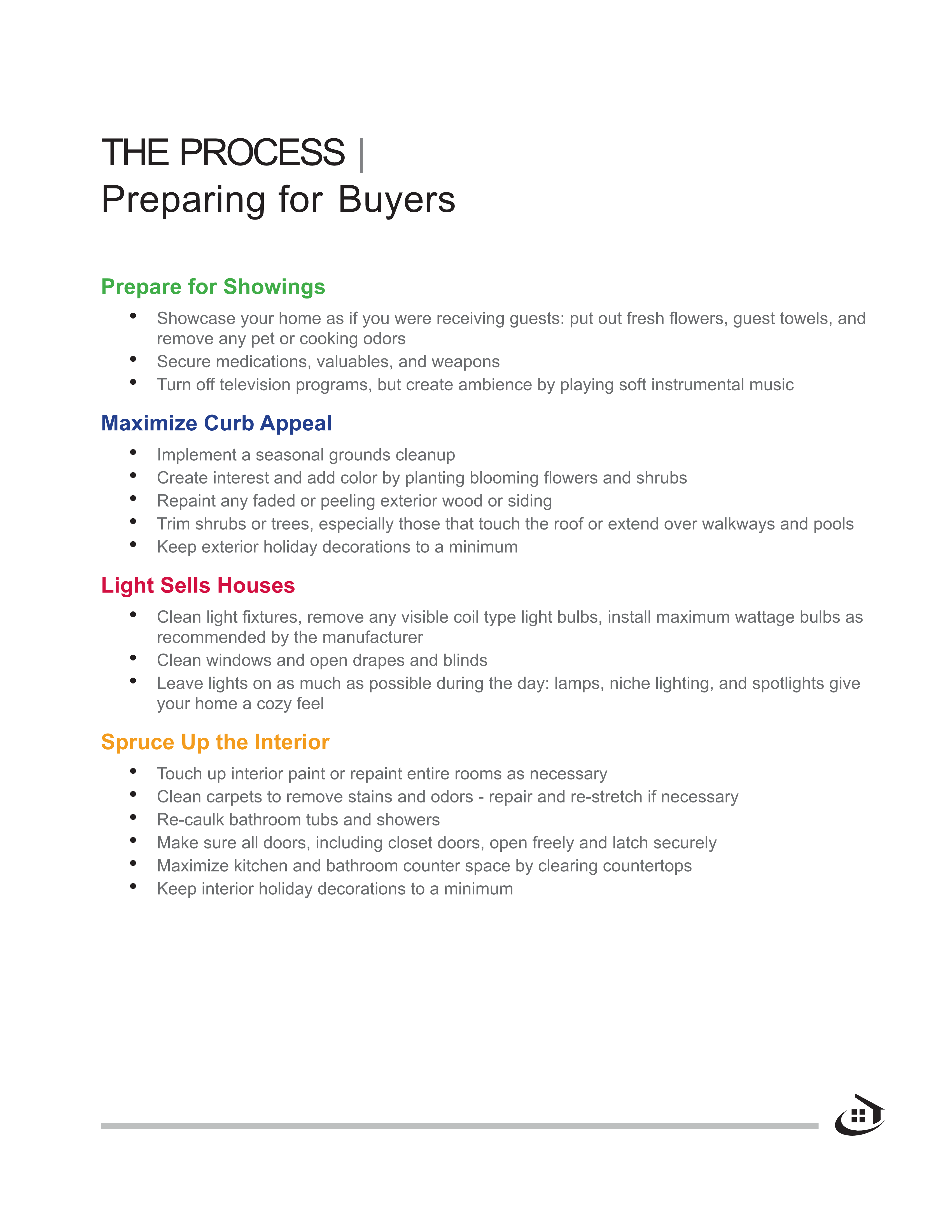 The Selling Process3-Preparing for Buyers